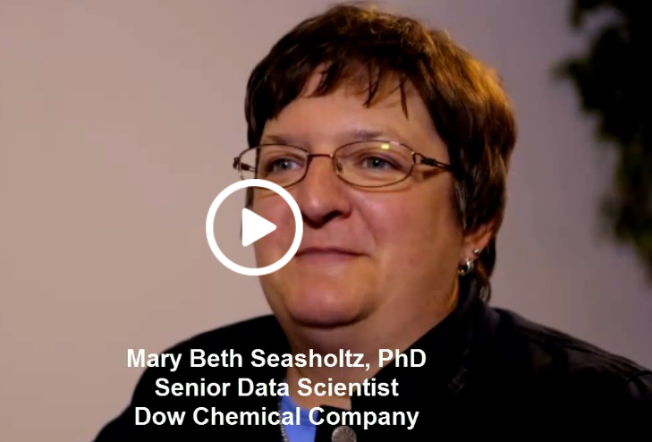 Mary Beth Seasholtz, PHD- Senior Data Scientist Dow Chemical Company